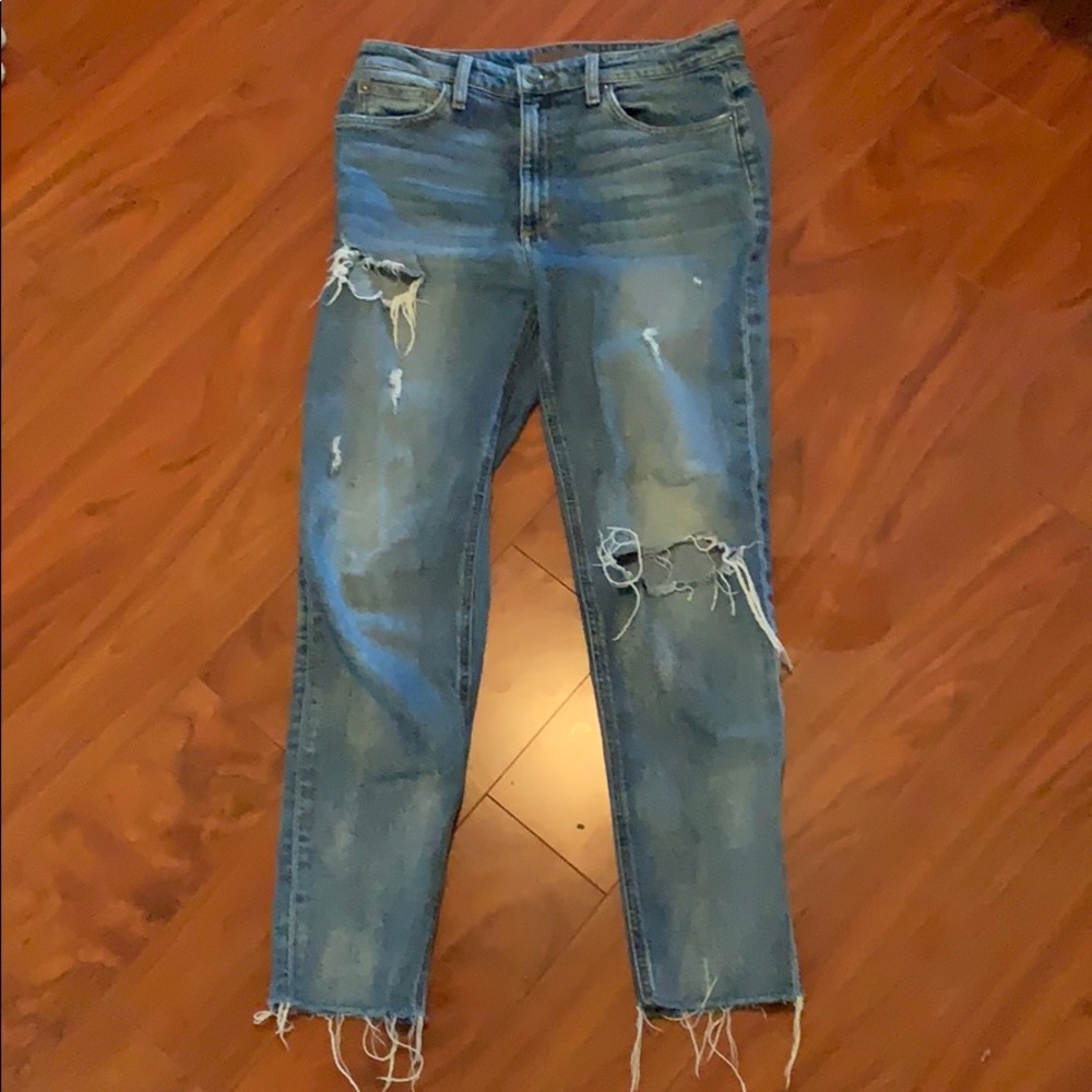 Joe’s High Waisted Ripped Boyfriend Jeans